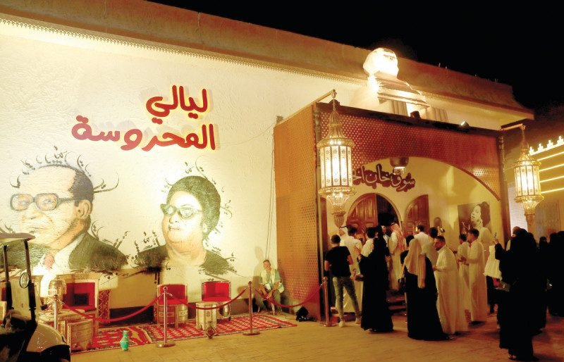 مطعم ليالي المحروسة من أفضل مطاعم بوليفارد الرياض