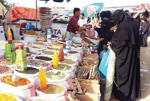 محلات العطارة في سوق المرجان في جدة