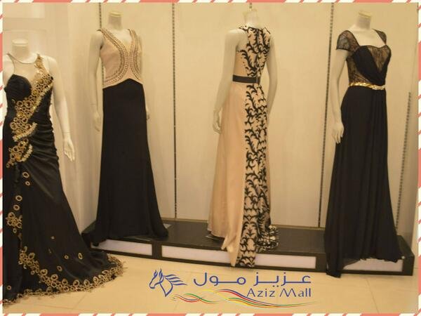 محلات الفساتين في العزيز مول